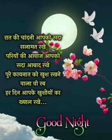 2 Line Good Night Shayari for Girlfriend in Marathi